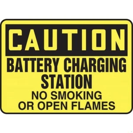 Accuform OSHA CAUTION SAFETY SIGN BATTERY FRMELC641VS FRMELC641VS